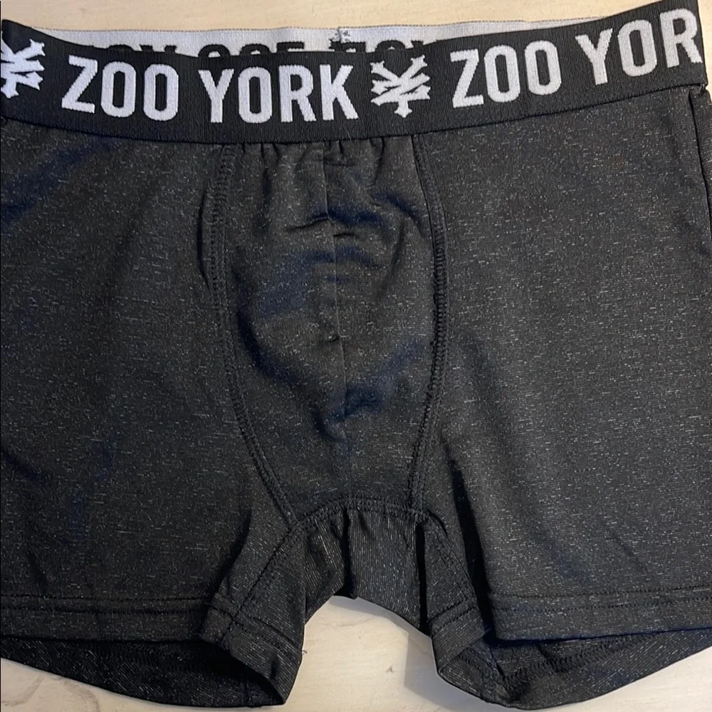 Zoo York Black Boxer Briefs with Elastic Waistband